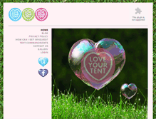 Tablet Screenshot of loveyourtent.com